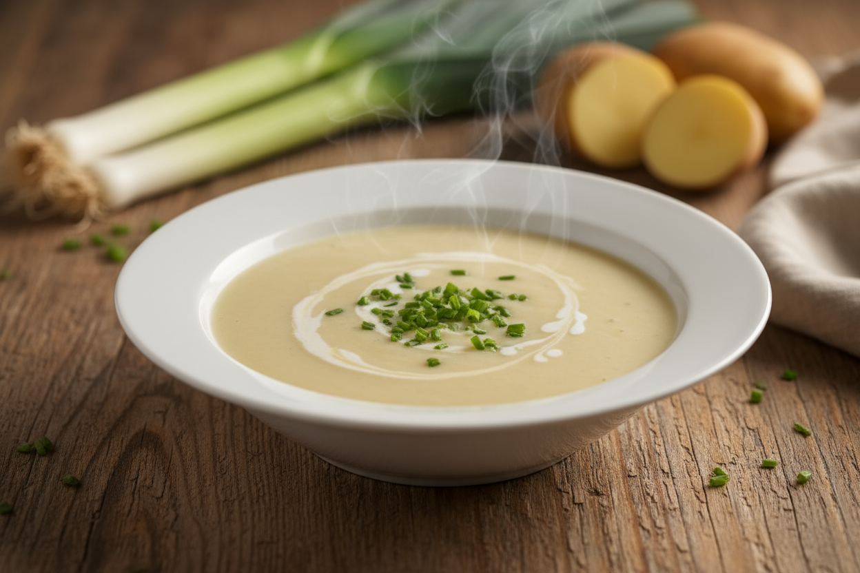 Crema de Poro y Papa – Instachef