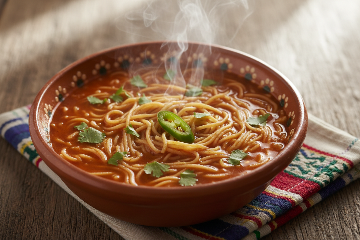 Sopa de Fideo – Instachef