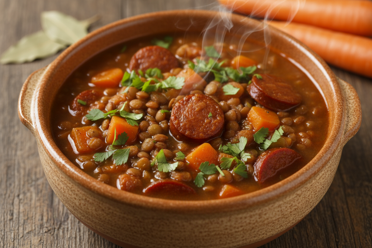 Sopa de Lentejas – Instachef