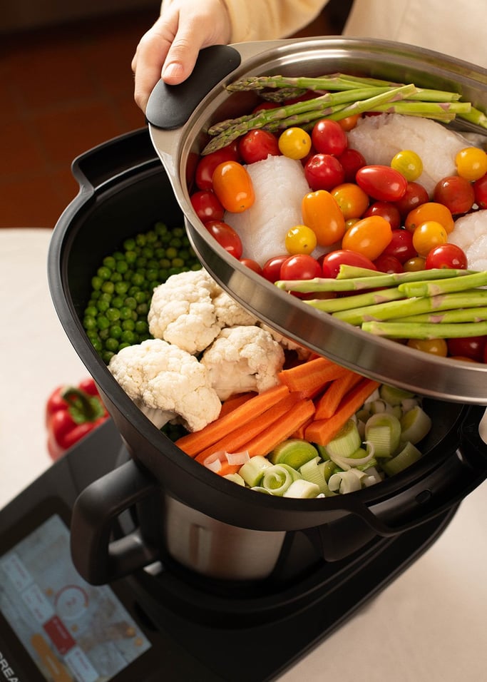 El Robot de Cocina con 30 Funciones, Pantalla Táctil y Recetas Guiadas