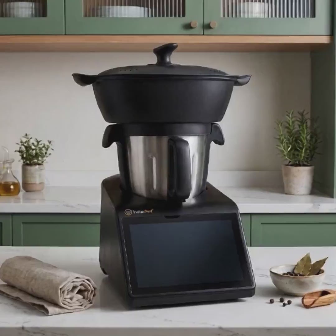 El Robot de Cocina con 30 Funciones, Pantalla Táctil y Recetas Guiadas