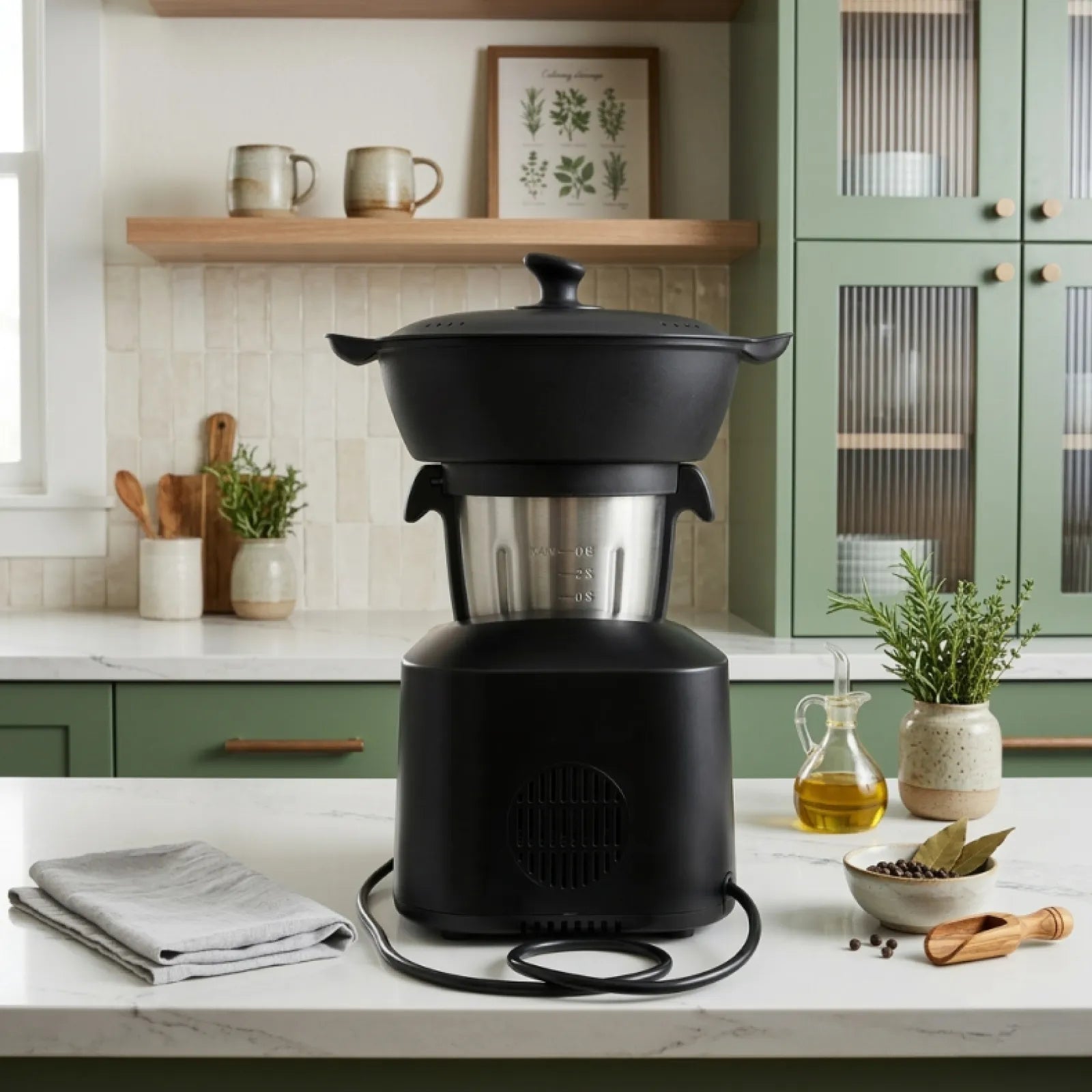El Robot de Cocina con 30 Funciones, Pantalla Táctil y Recetas Guiadas
